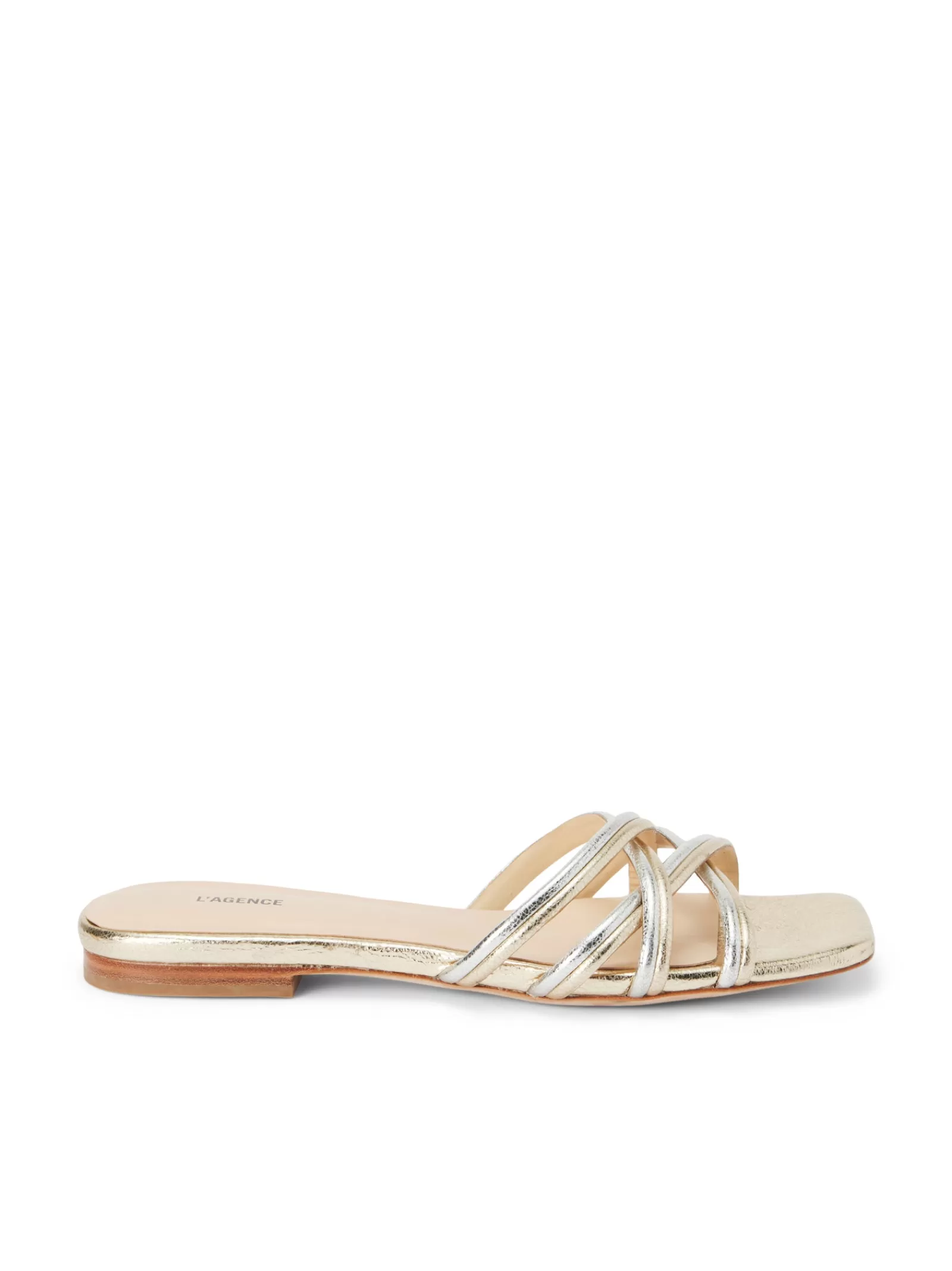 L'AGENCE Abelle Flat Sandal< Spring Collection | Sandals & Wedges