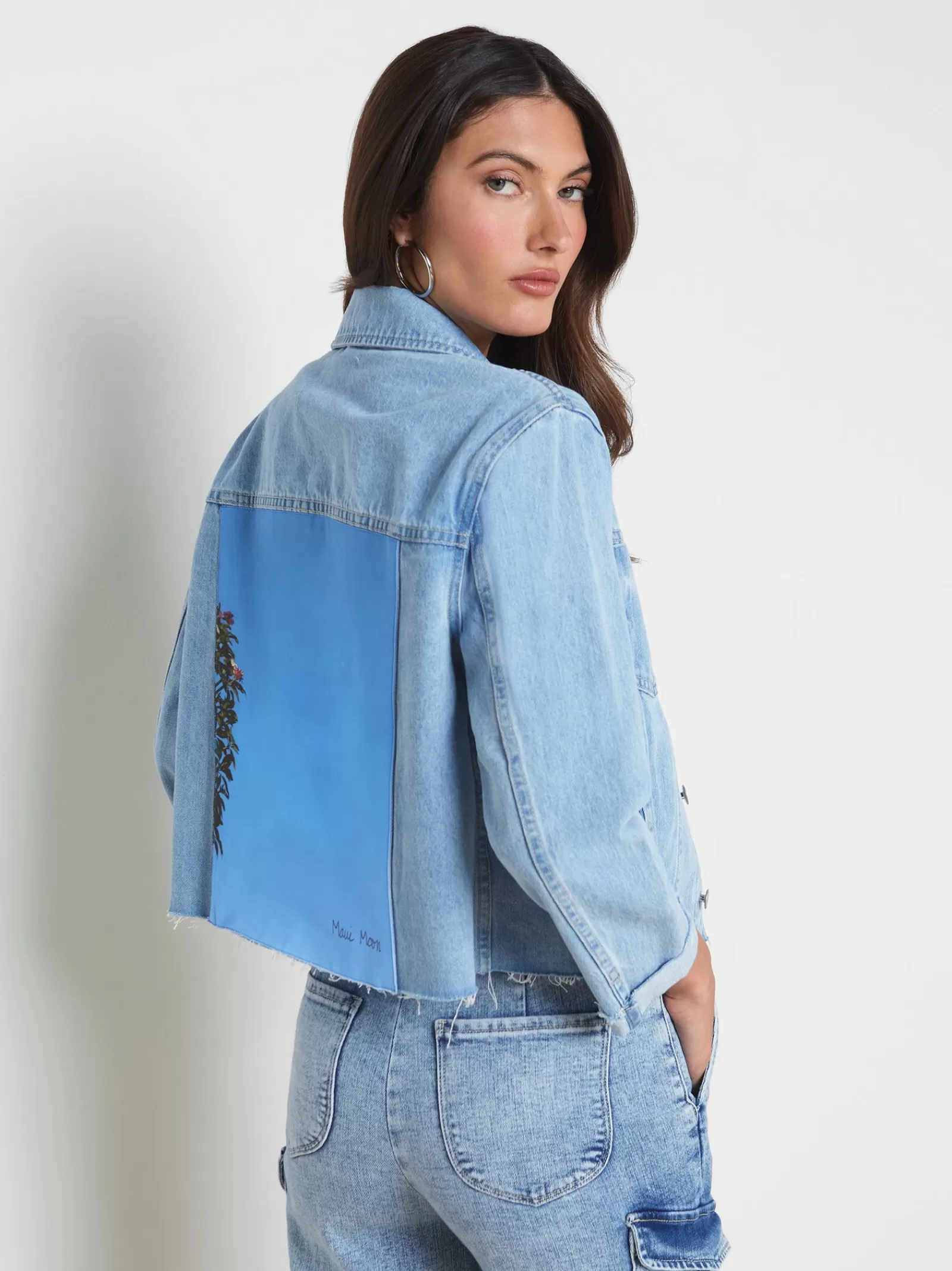 L'AGENCE Ailana Maui Moon Jean Jacket< Blazers & Jackets