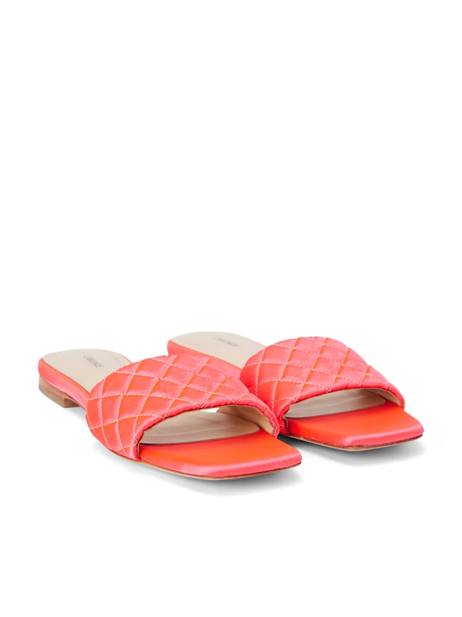 L'AGENCE Aloise Satin Slide Sandal< Spring Collection | Sandals & Wedges