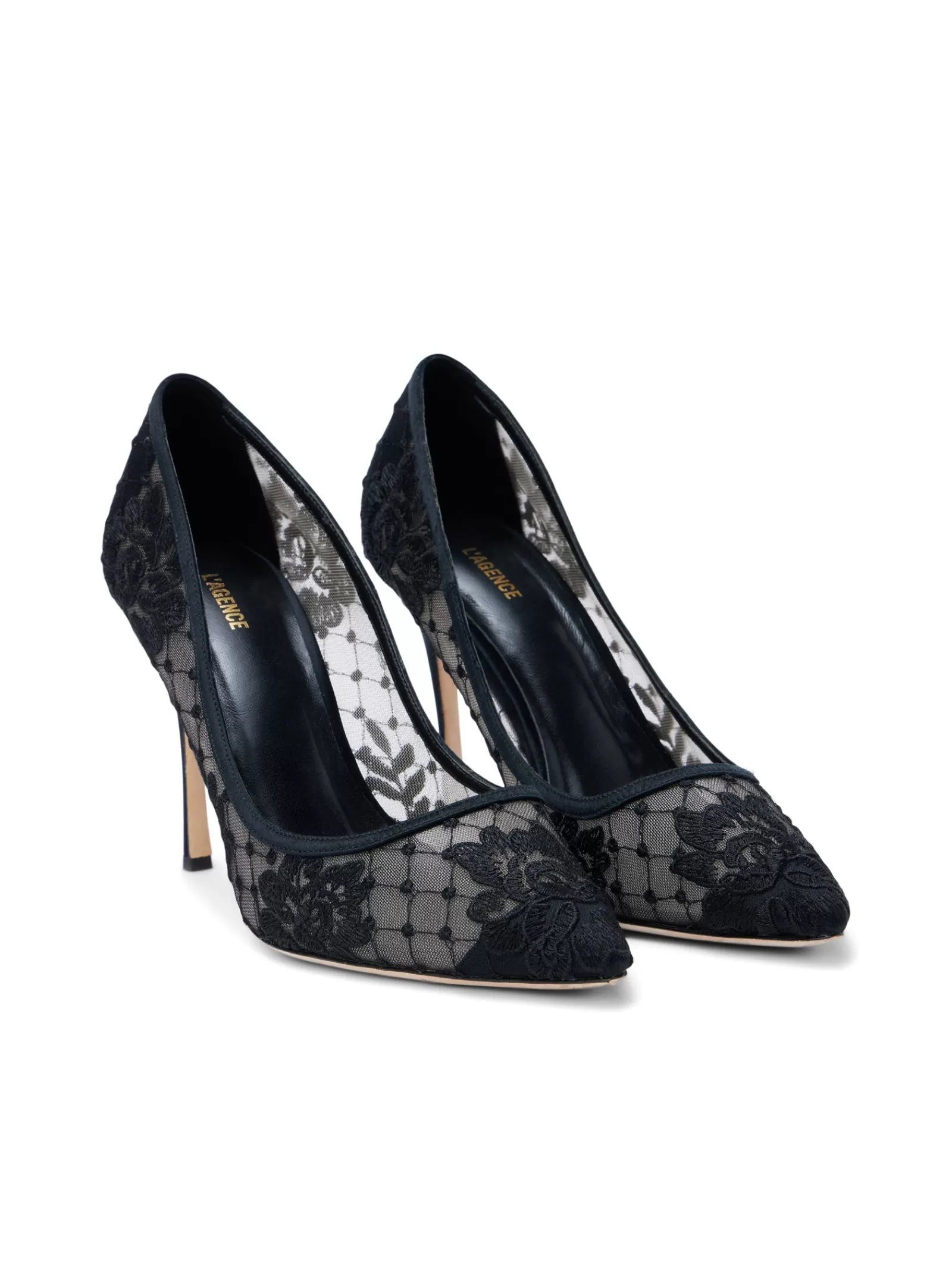L'AGENCE Anais Lace Pump< Resort Collection | All Things Black
