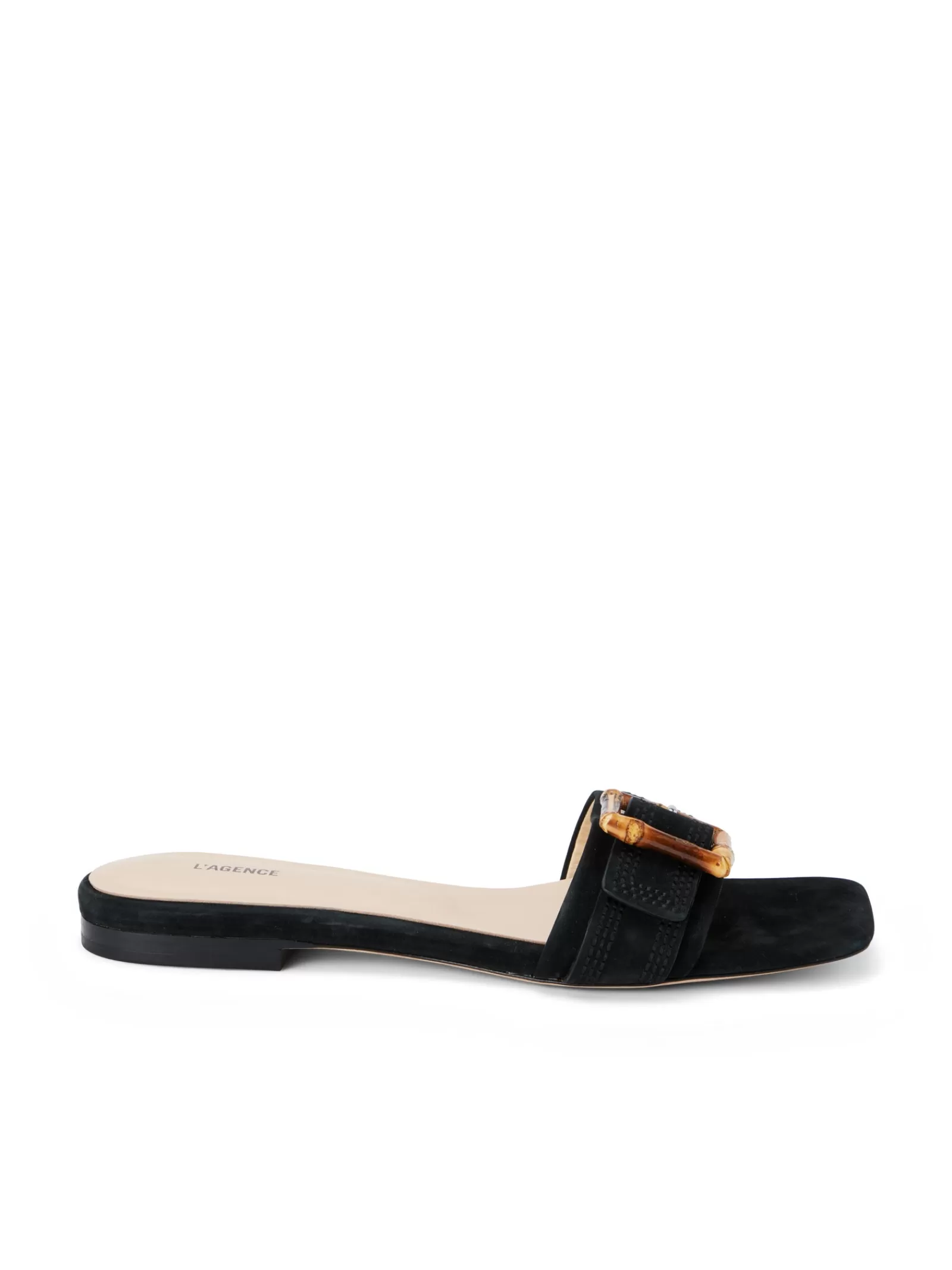 L'AGENCE Aurelie Buckle Slide Sandal< Spring Collection | Sandals & Wedges