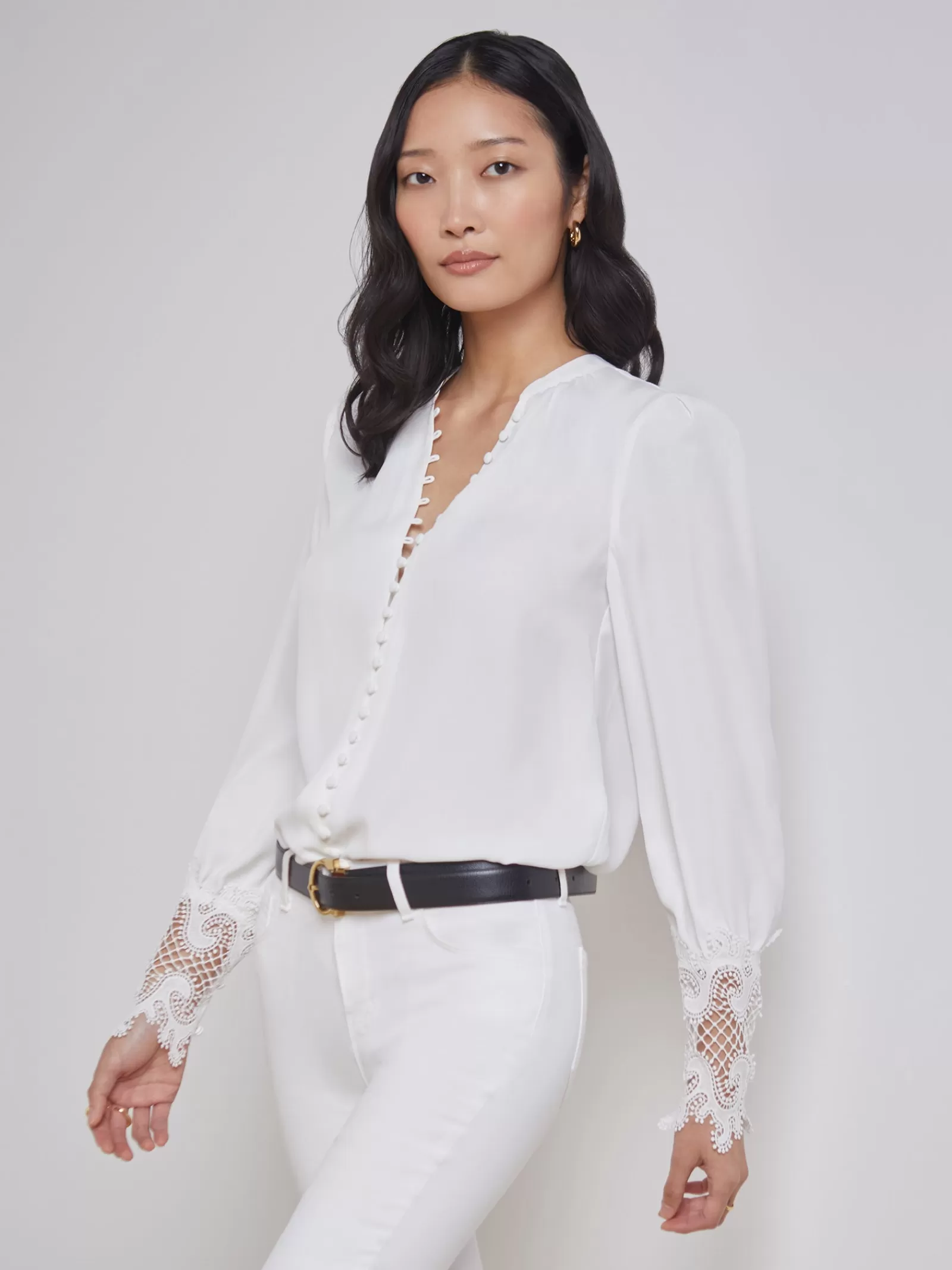 L'AGENCE Ava Blouse< Back in Stock | Essentials
