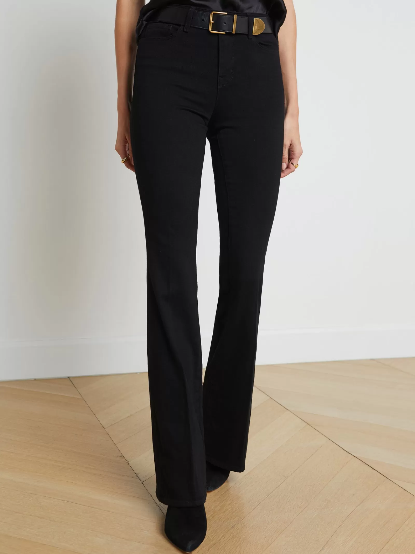 L'AGENCE Bell Jean< All Things Black | Flare & Bootcut