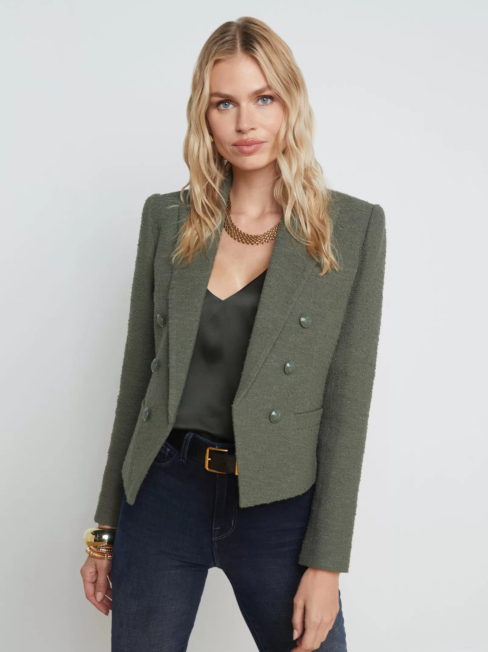 L'AGENCE Brooke Open-Front Blazer< Online Exclusives | Blazers & Jackets