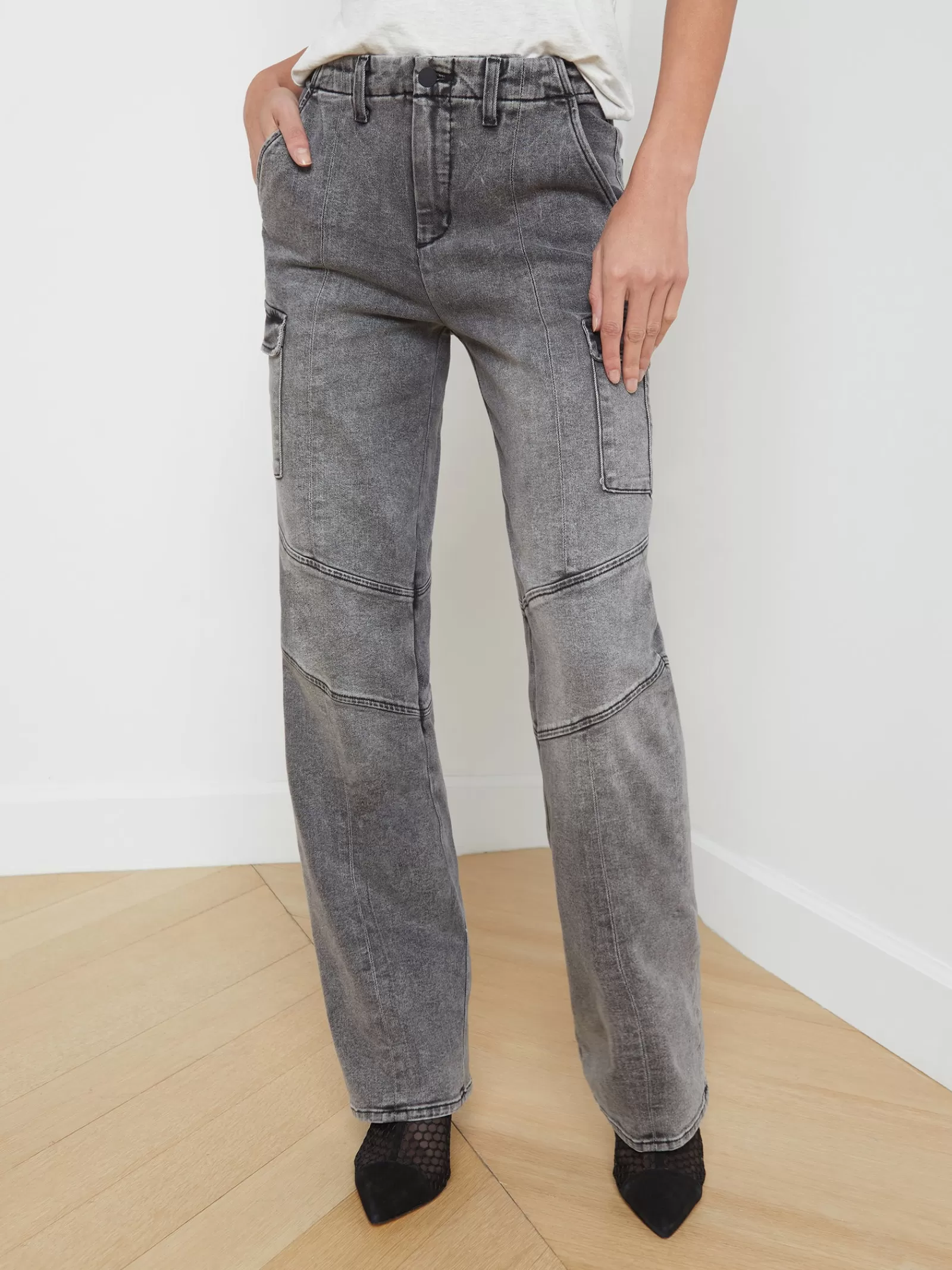 L'AGENCE Brooklyn Cargo Jean< Cargo Pants | Cargo Pants