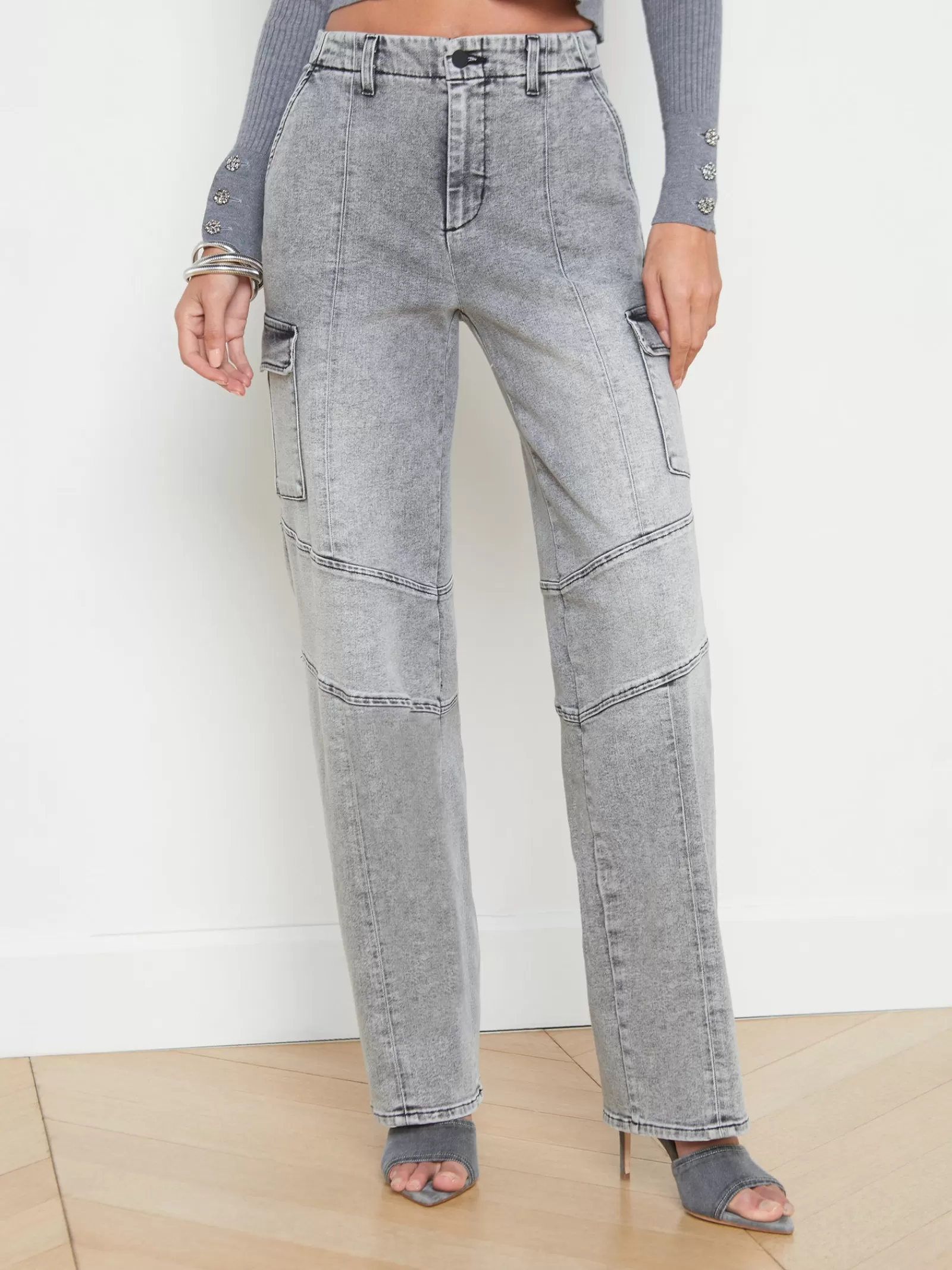 L'AGENCE Brooklyn Cargo Jean< Cargo Pants | Cargo Pants