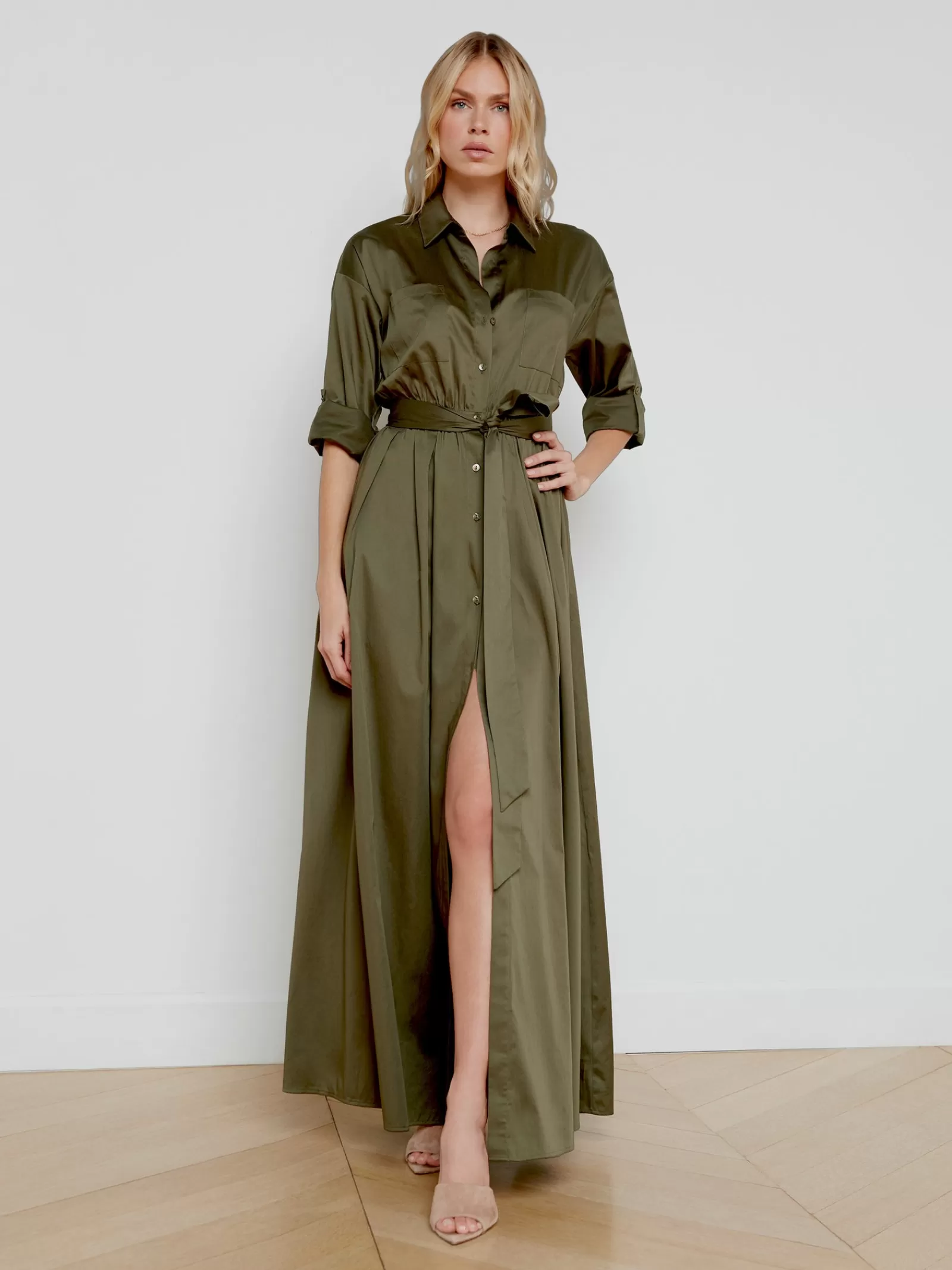 L'AGENCE Cammi Poplin Dress< Spring Collection | Dresses & Jumpsuits