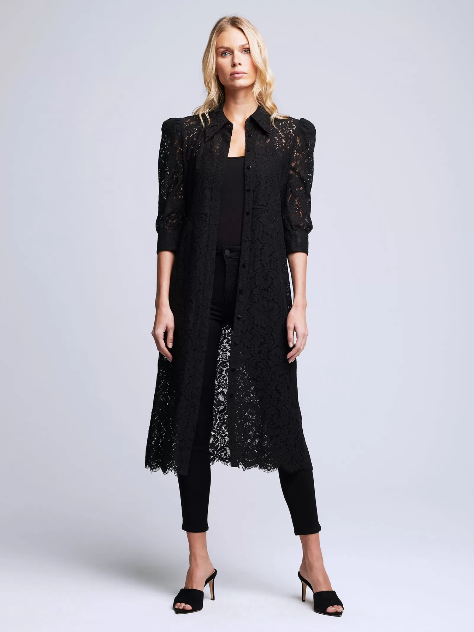 L'AGENCE Kaiya Dress< All Things Black | Dresses & Jumpsuits