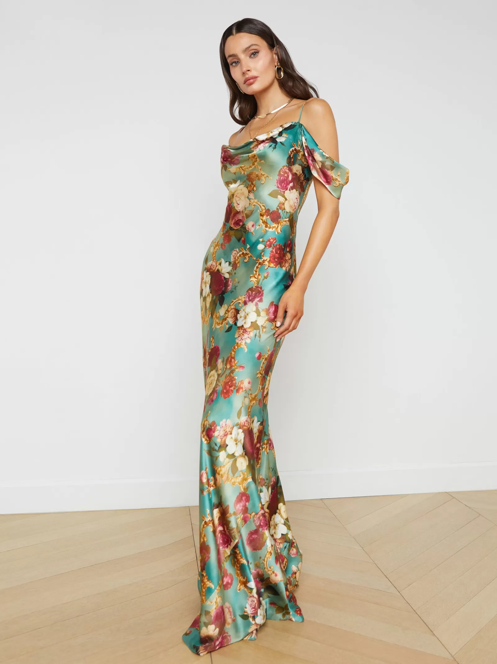 L'AGENCE Kenna Silk Dress< Spring '24 Catalog | Print Edition
