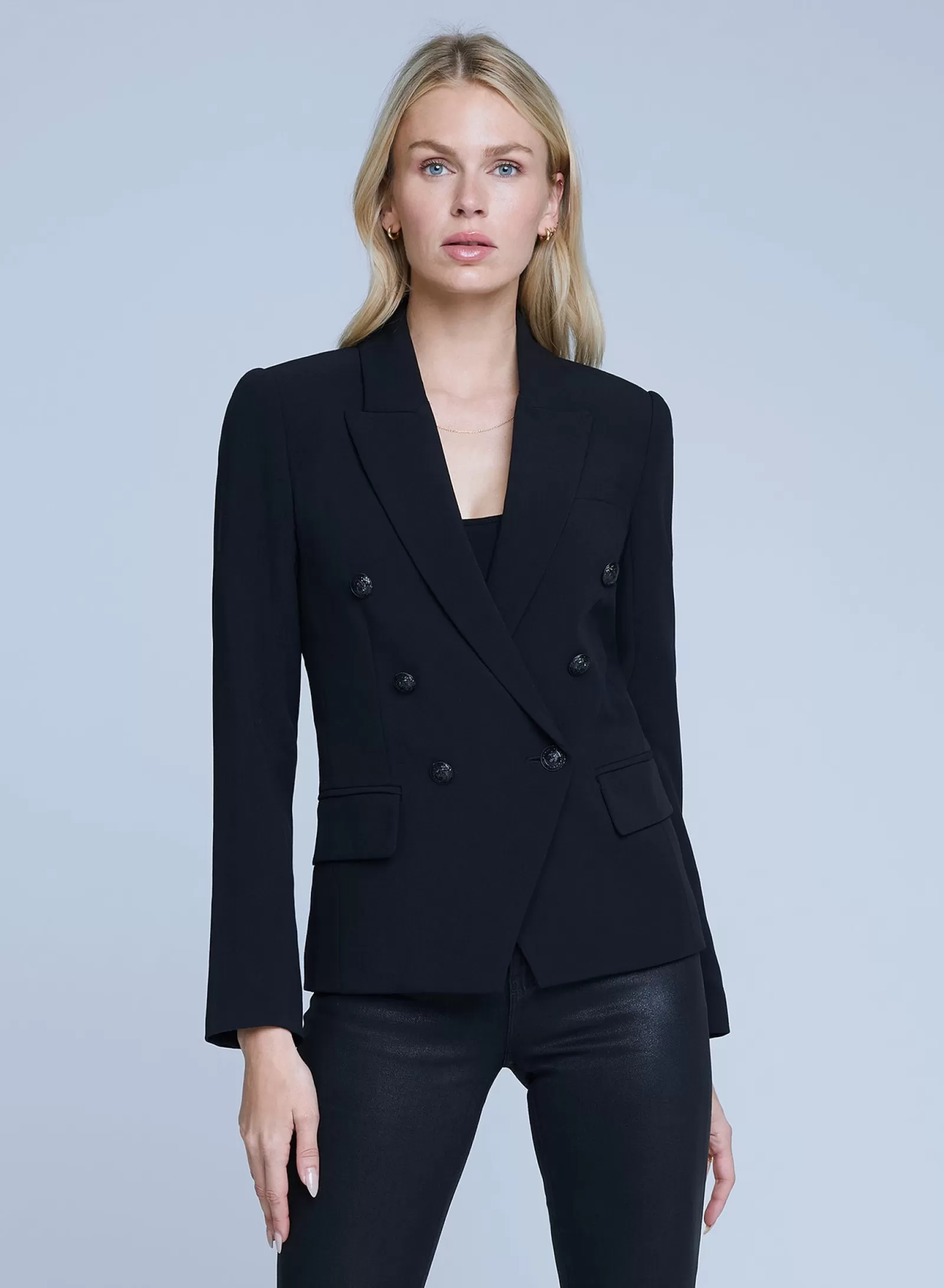 L'AGENCE Kenzie Blazer< All Things Black | Blazers & Jackets