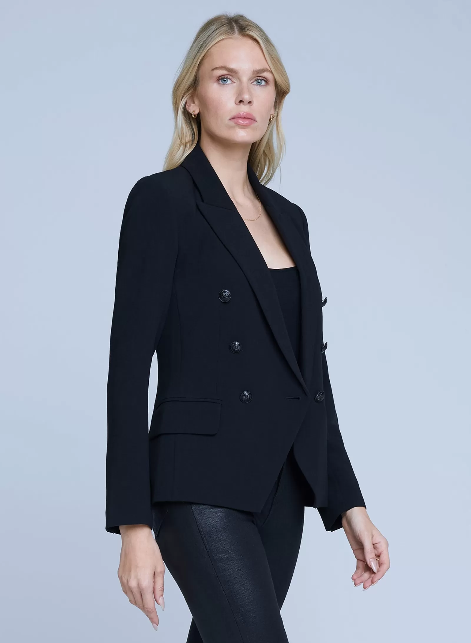 L'AGENCE Kenzie Blazer< All Things Black | Blazers & Jackets