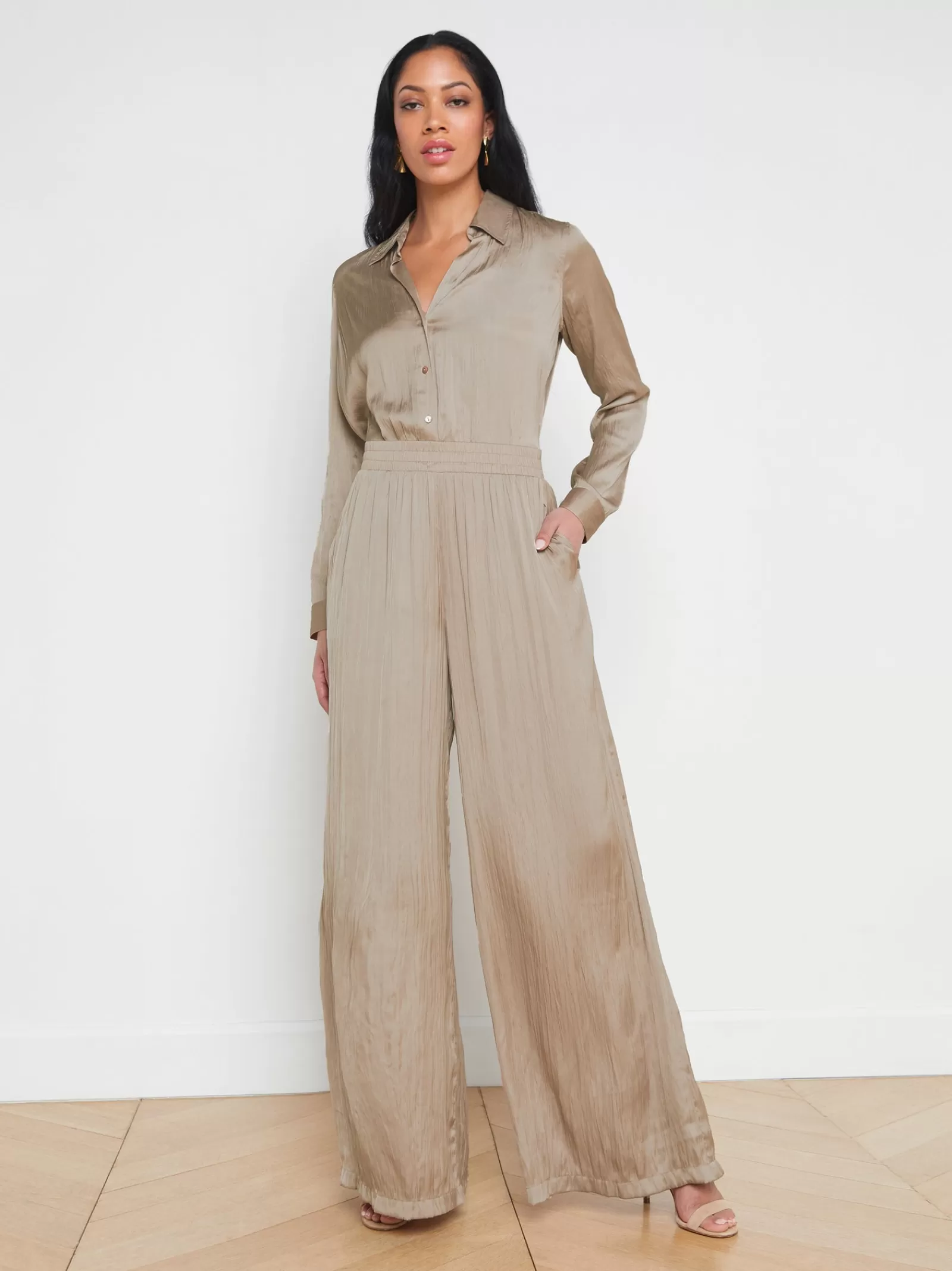 L'AGENCE Lillian Wide-Leg Pant< Sets | Spring Collection
