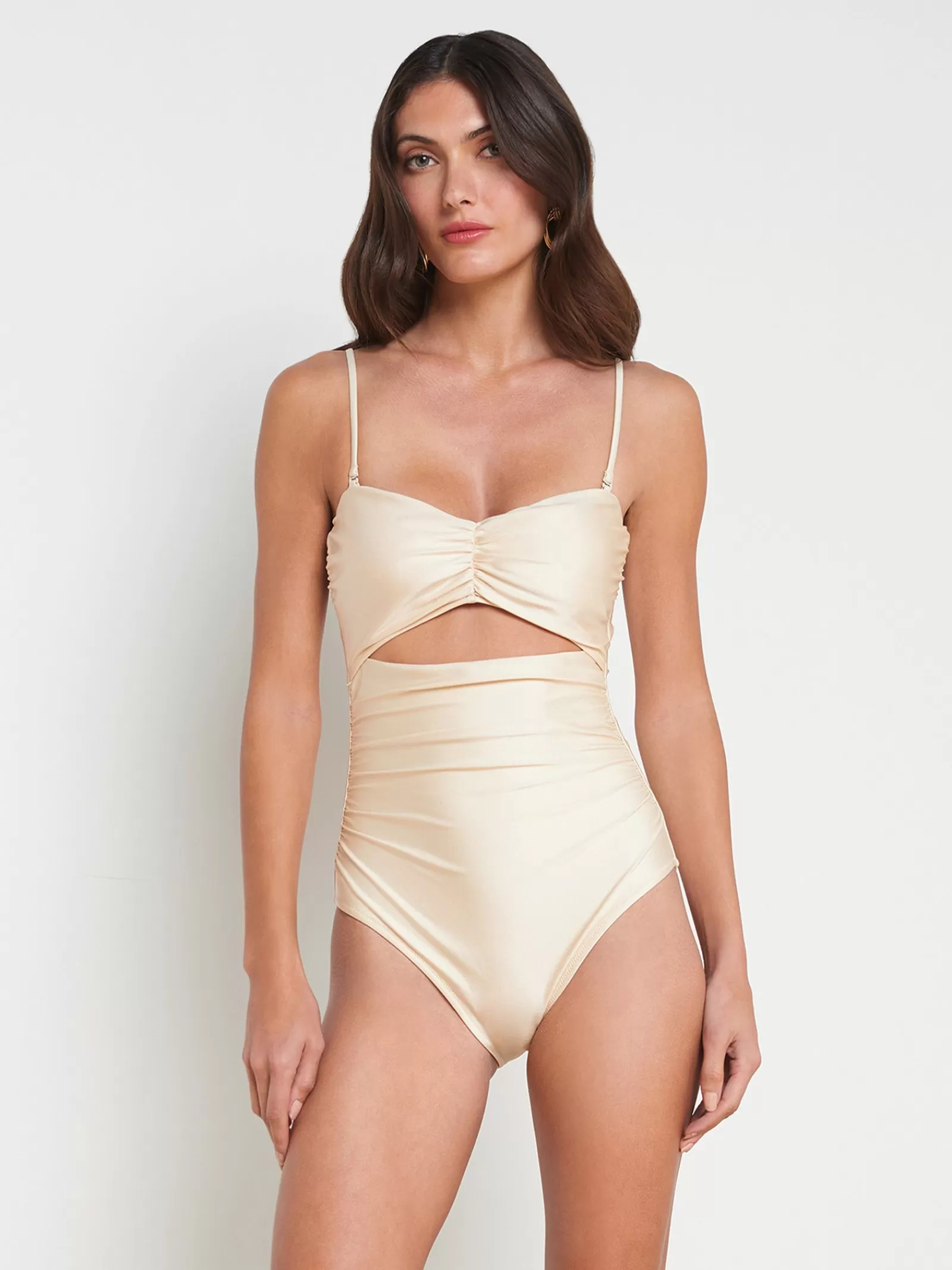 L'AGENCE Lily Cut-Out One-Piece Swimsuit< Spring Collection | Swimwear