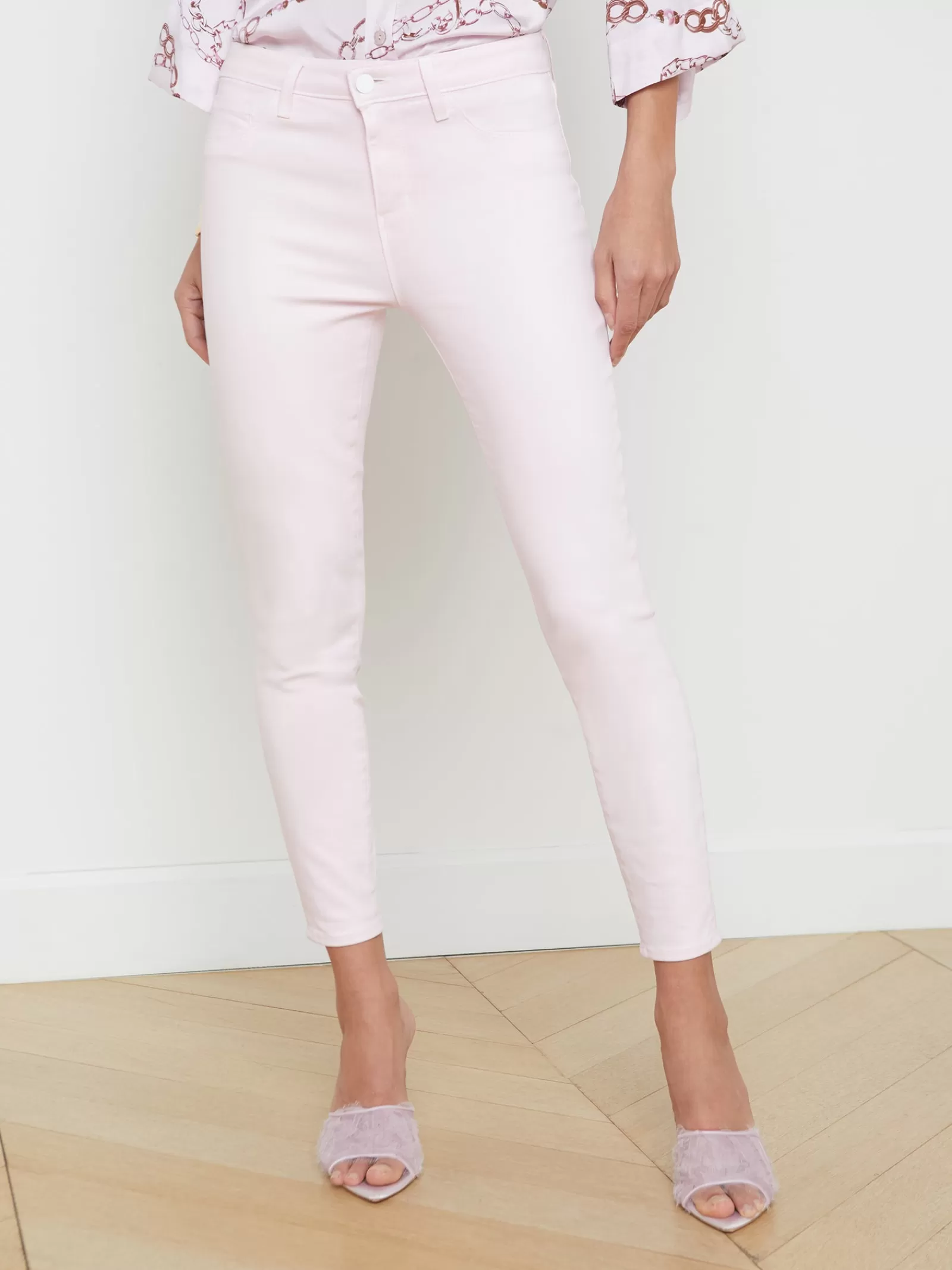 L'AGENCE Margot Coated Skinny Jean< Spring Collection | Petite