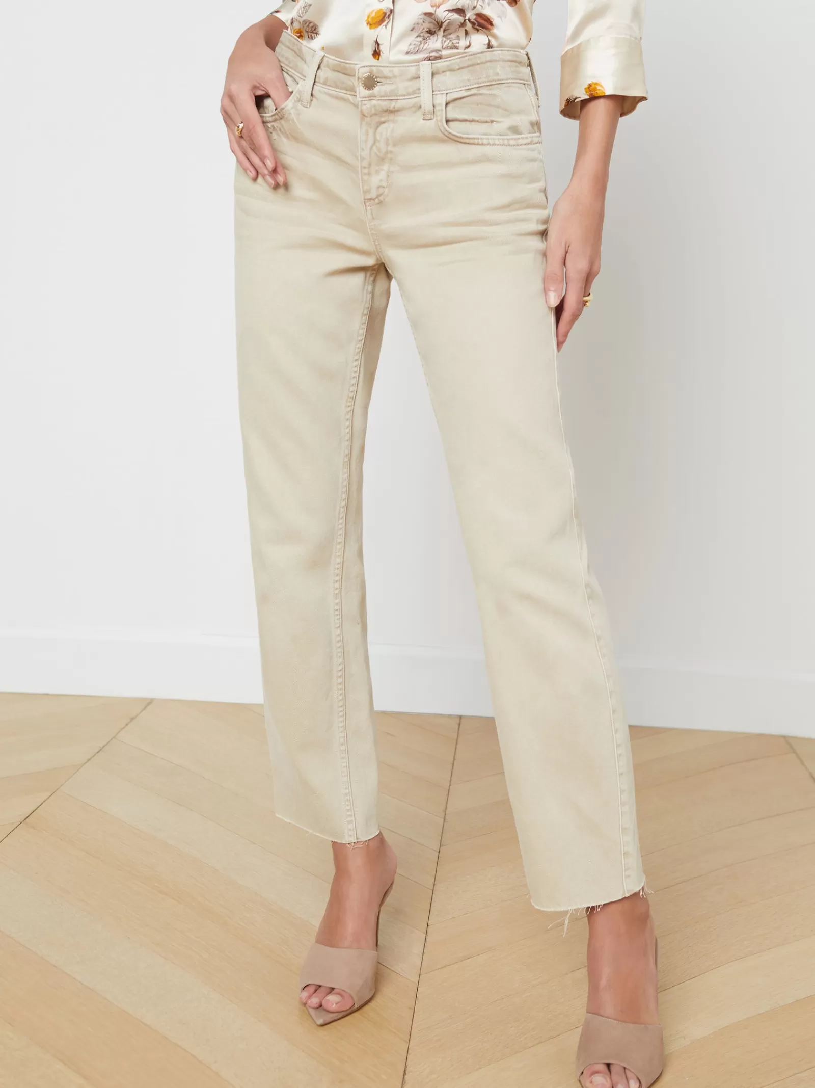 L'AGENCE Milana Slouchy Stovepipe Jean< Back in Stock | Resort Collection