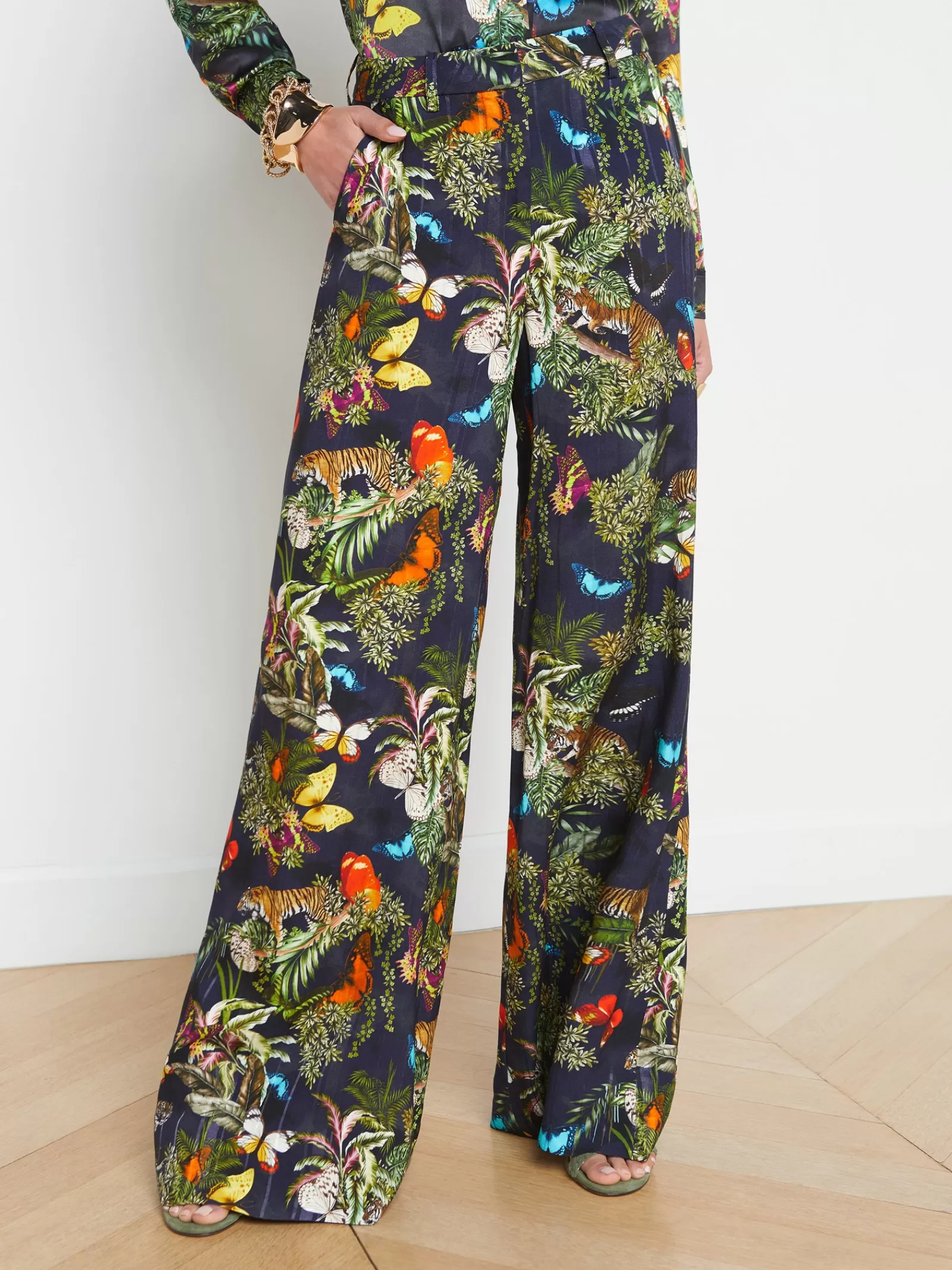 L'AGENCE Pilar Wide-Leg Pant< Sets | Spring Collection