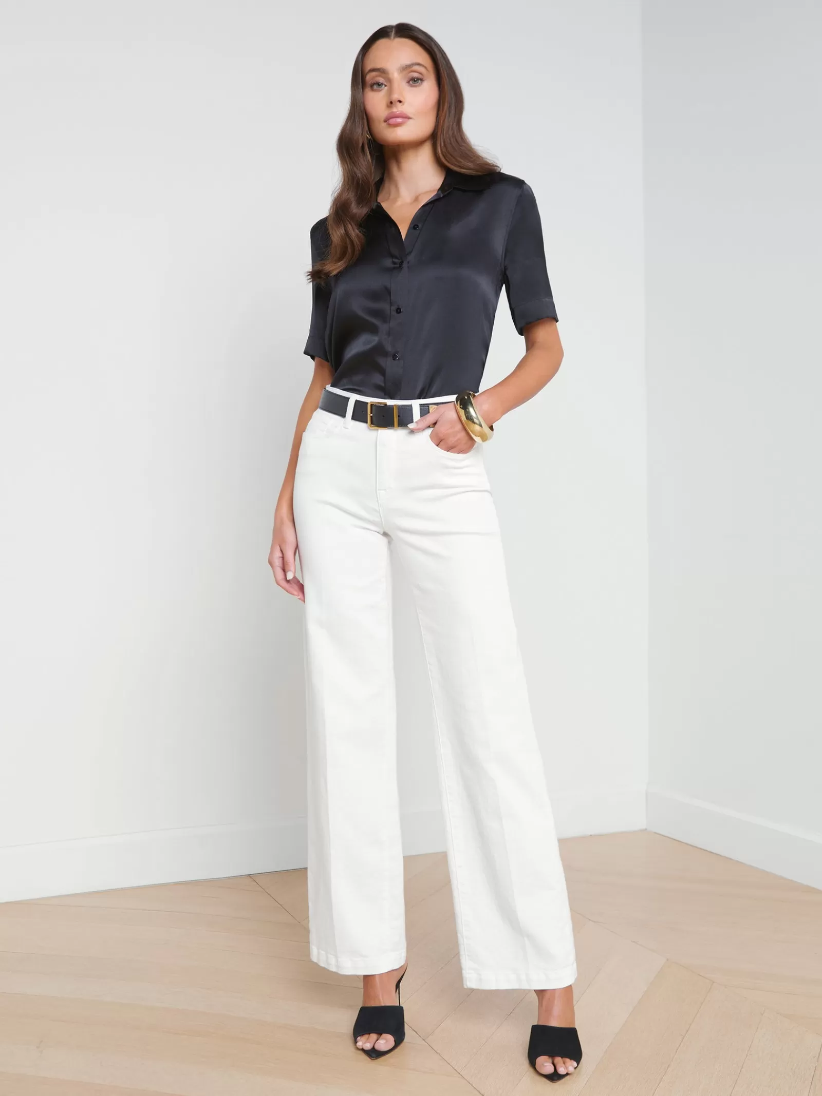 L'AGENCE Scottie Wide-Leg Jean< Wide & Relaxed | Spring Collection
