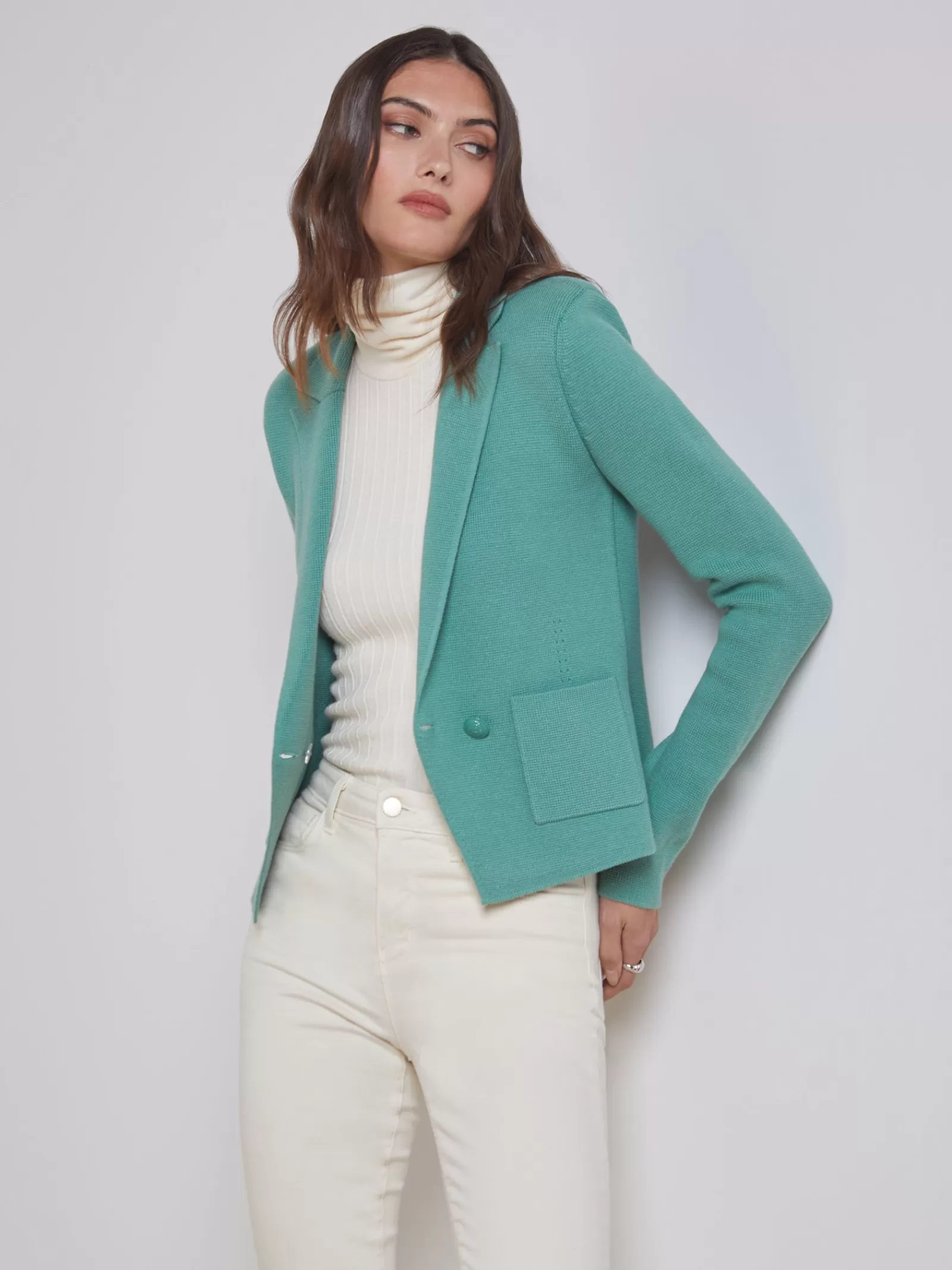 L'AGENCE Sofia Knit Blazer< Online Exclusives | Knitwear
