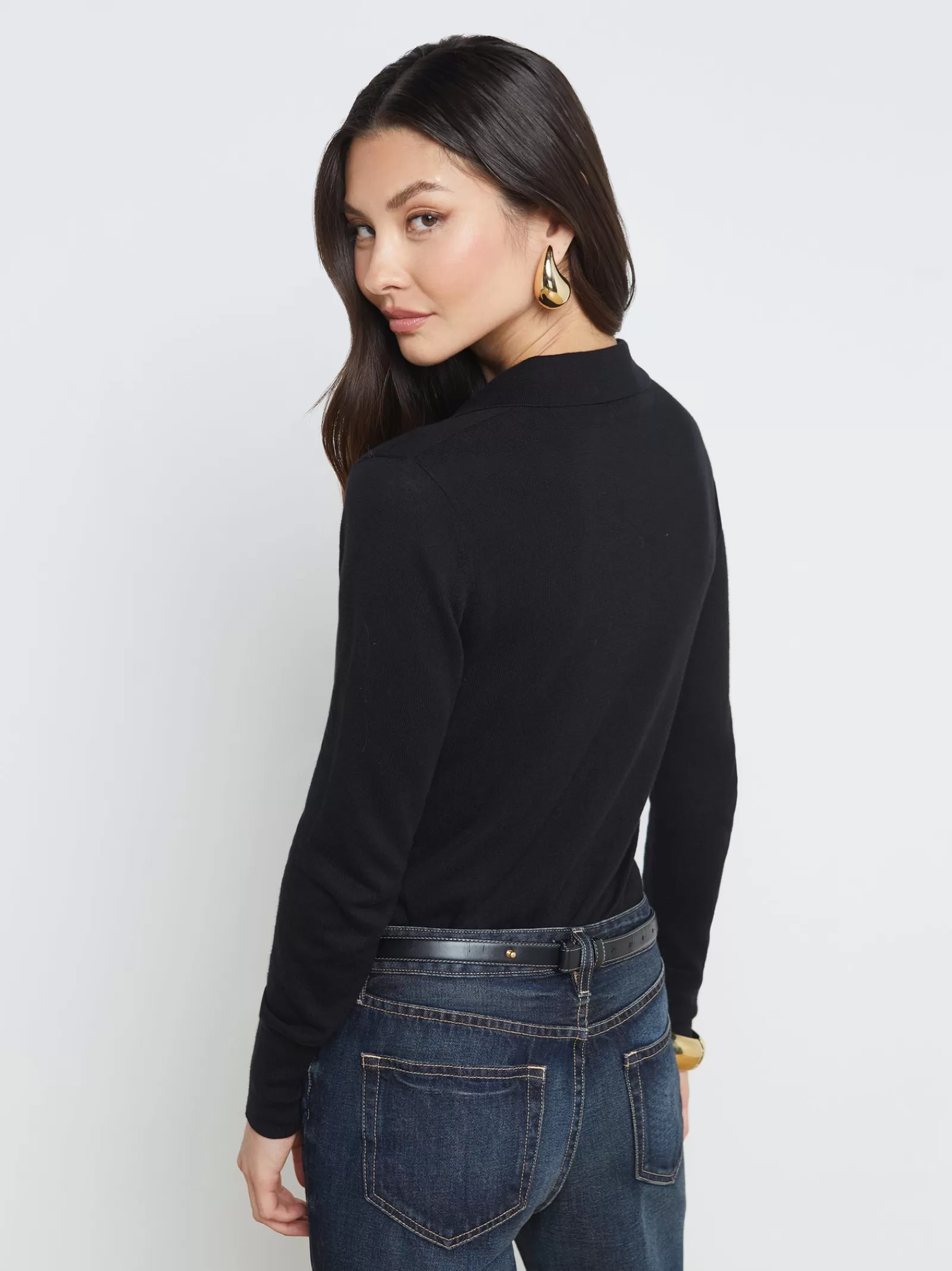 L'AGENCE Sterling Sweater< Back in Stock | Knitwear