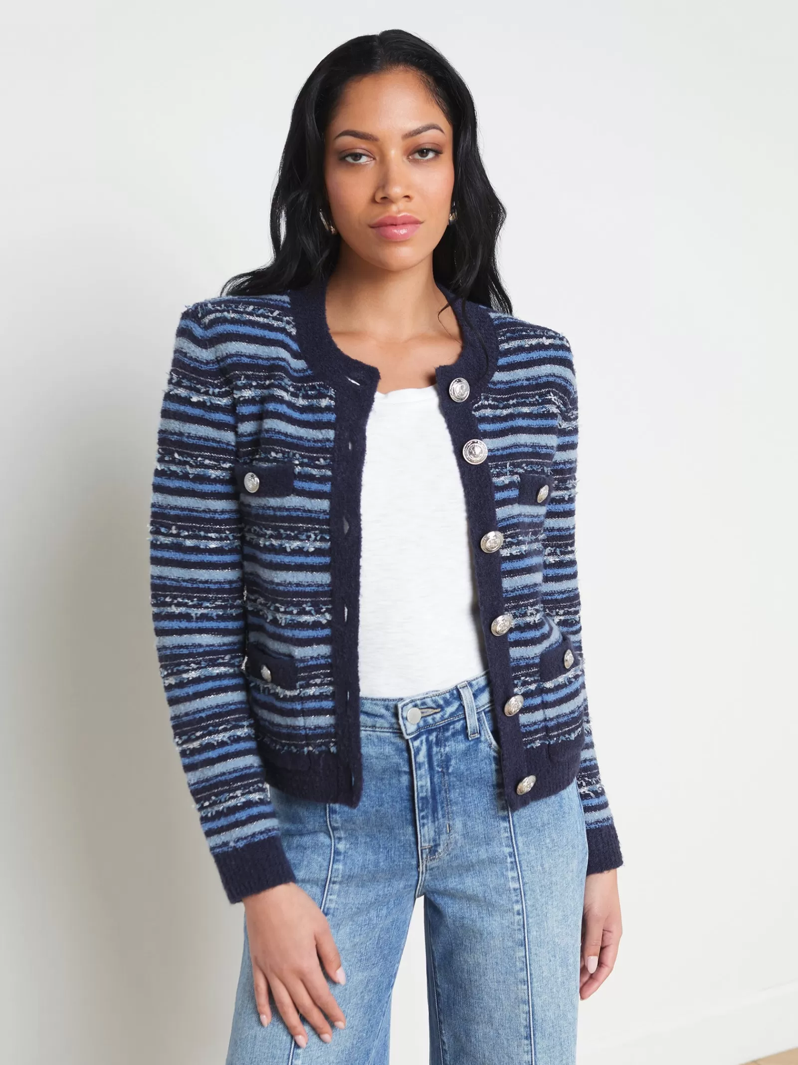 L'AGENCE Woodson Cardigan Jacket< Spring Collection | Knitwear